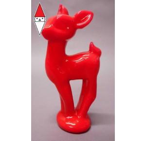 , , , NATALE TABOR BAMBI IN PIEDI ROSSO CM.16