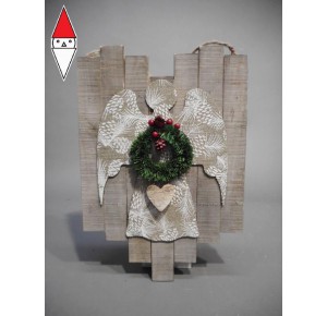 , , , NATALE TABOR PANNELLO LEGNO C/ANGELO 38X25