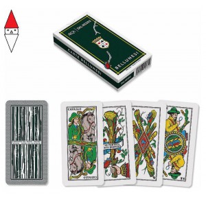, , , CARTE DA GIOCO TEODOMIRO DAL NEGRO BELLUNESI DA 40 AKQA