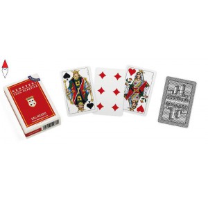 , , , CARTE DA GIOCO TEODOMIRO DAL NEGRO GENOVESI DA 40 N.35 PLASTICA