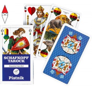 , , , CARTE DA GIOCO TEODOMIRO DAL NEGRO TAROCK SHAFKOPF
