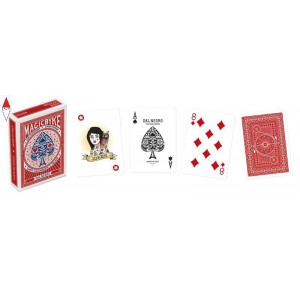 , , , CARTE DA GIOCO TEODOMIRO DAL NEGRO MAGIC BIKE ROSSO REGU.021054