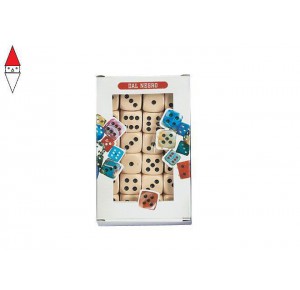 , , , CARTE DA GIOCO TEODOMIRO DAL NEGRO BLISTER 24 DADI AVORIO