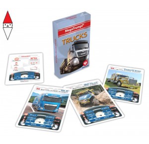, , , CARTE DA GIOCO TEODOMIRO DAL NEGRO QUARTETTI MEGA TRUMPF TRUCKS