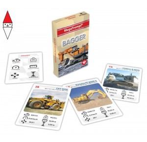 , , , CARTE DA GIOCO TEODOMIRO DAL NEGRO QUARTETTI MEGA TRUMPF BAGGER