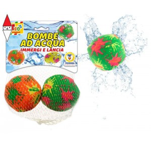 , , , GIOCO ESTIVO TEOREMA BOMBE AD ACQUA FANTASIE MULTICOLORE 2PZ