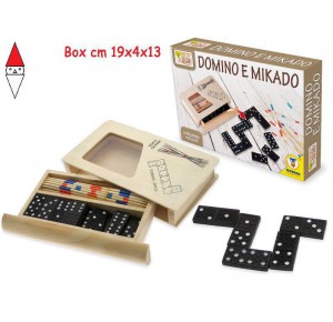 , , , GIOCO DA TAVOLO TEOREMA (IMPORTAZIONE) DOMINO E MIKADO 41 PZ