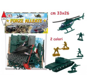 , , , ACTION FIGURE TEOREMA (IMPORTAZIONE) BUSTA SOLDATINI FORZE ALLEATE 33PZ 33 PZ