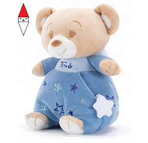 , , , PELUCHE TRUDI ORSETTO CON VESTITO AZZURRO S