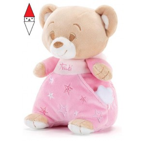 , , , PELUCHE TRUDI ORSETTO CON VESTITO ROSA S