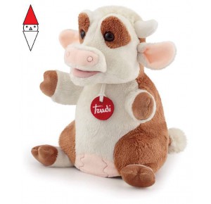 , , , PELUCHE ANIMALE FATTORIA TRUDI MARIONETTA MUCCA S