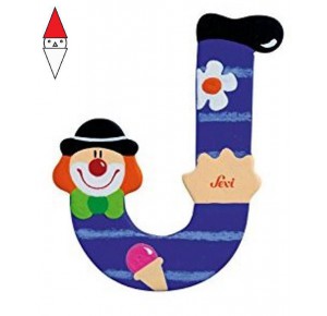 , , , PRIMA INFANZIA TRUDI LETTERA J CLOWN CM 10