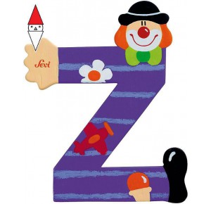 , , , PRIMA INFANZIA TRUDI LETTERA Z CLOWN CM 10