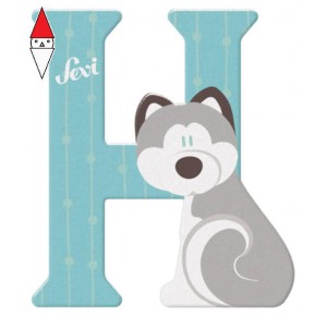 , , , PRIMA INFANZIA TRUDI LETTERA H HUSKY CM 10