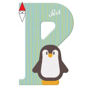 , , , PRIMA INFANZIA TRUDI LETTERA P PINGUINO CM 10