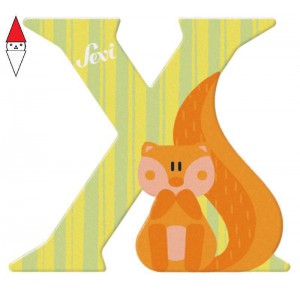 , , , PRIMA INFANZIA TRUDI LETTERA X XERO CM 10