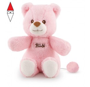 , , , PELUCHE TRUDI ORSO CARILLON CREMINO ROSA S