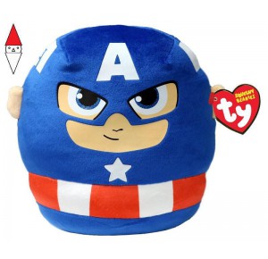 , , , ACTION FIGURE TY SQUISH A BOOS 22CM CAPTAIN AMERICA