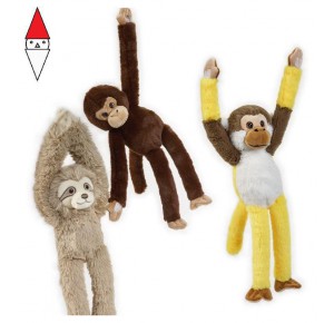 , , , PELUCHE VENTURELLI SCIMMIE CON VELCRO GRS