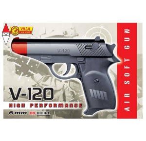 , , , GIOCO DI IMITAZIONE VILLA PISTOLA AIR-SOFT V-120