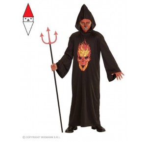 , , , PARTY E CARNEVALE WIDMANN COSTUME SKELETON DEVIL (TUNICA CON CAPPUCCIO)