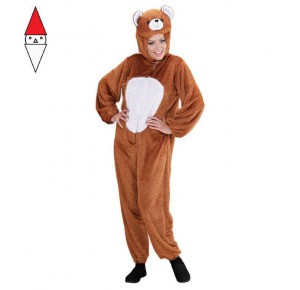 , , , PARTY E CARNEVALE WIDMANN ORSO IN PELUCHE (COSTUME CON CAPPUCCIO E MASCHERA)