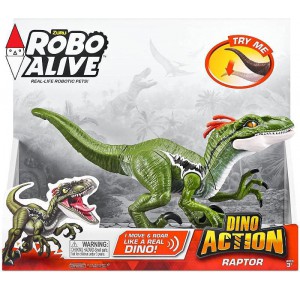 , , , ACTION FIGURE ZURU ROBO ALIVE DINO ACTION S1 RAPTOR BULK