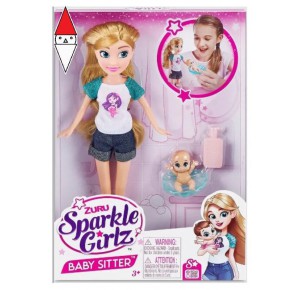 , , , BAMBOLA ZURU SPARKLE GIRLZ 10.5 BABY SITTER SET WINDOW BOX