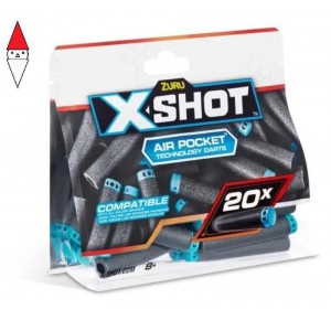 , , , GIOCO DI IMITAZIONE ZURU X-SHOT EXCEL 20PK REFILL DARTS