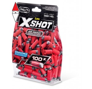 , , , GIOCO DI IMITAZIONE ZURU XSHOT PRO S1 DART REFILL (100 PCS)