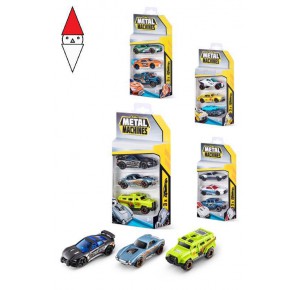 , , , MODELLINO ZURU METAL MACHINES S2 MULTI PACK CAR 3PK