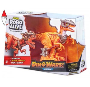 , , , ACTION FIGURE ZURU DINO WARS S1 RAPTOR CON MOVIMENTO REALISTICO LUCI E SUONI