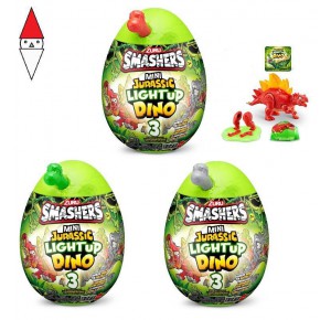 , , , ACTION FIGURE ZURU SMASHERS JURASSIC MINI JURASSIC LIGHT UP DINO