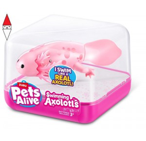 , , , ACTION FIGURE ZURU PETS ALIVE SWIMMING AXOLOTL COLORI ASSORTITI