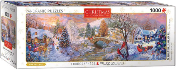 EUROGRAPHICS, 6010-5331, 628136653312, PUZZLE NATALE EUROGRAPHICS NICKY BOHEME - TO GRANDMAS HOUSE WE GO 1000 PZ