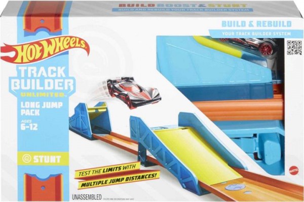 MATTEL, GLC87, 0887961836714, MODELLINO MATTEL HOT WHEELS TRACK BUILDER BASE ASSORTIMENTO