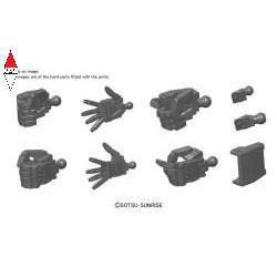, , , BANDAI 1/144 BUILDERS PARTS HD HAND 01 EFSF GREY