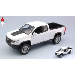 , , , 1/27 MAISTO CHEVROLET COLORADO ZR2 PICK-UP 2017 WHITE BLACK