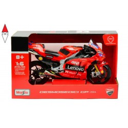 , , , 1/6 MAISTO DUCATI DESMOSEDICI GP24 LENOVO N 1 MOTOGP SEASON 2024 BAGNAIA RED