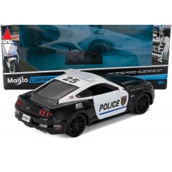 , , , 1/24 MAISTO FORD USA MUSTANG COUPE 5.0 GT HIGHWAY PATROL POLICE 2015 BLACK WHITE