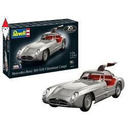 , , , REVELL 1/24 GIFT SET MERCEDES-BENZ 300 SLR UHLENHAUT COUPE 70TH ANNIVERSARY