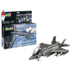 , , , REVELL 1/72 MODEL SET LOCKHEED MARTIN F-35 A LIGHTNING II
