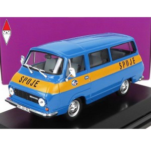 , , , 1/43 ABREX SKODA 1203 MINIBUS POSTE SPOJE 1974 BLUE YELLOW