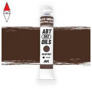 , , , COLORE AD OLIO MODELLISMO ABTEILUNG 502 RAW UMBER / INDUSTRIAL EARTH