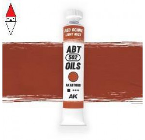 , , , COLORE AD OLIO MODELLISMO ABTEILUNG 502 RED OCHRE / LIGHT RUST