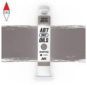 , , , COLORE AD OLIO MODELLISMO ABTEILUNG 502 CREAM BROWN