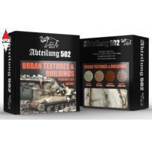 , , , PIGMENTI MODELLISMO ABTEILUNG 502 URBAN TEXTURES E BUILDINGS PIGMENTS SET