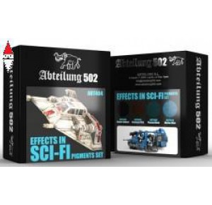 , , , PIGMENTI MODELLISMO ABTEILUNG 502 EFFECTS IN SCI-FI PIGMENT SET