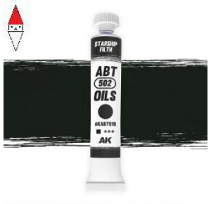 , , , COLORE AD OLIO MODELLISMO ABTEILUNG 502 STARSHIP FILTH