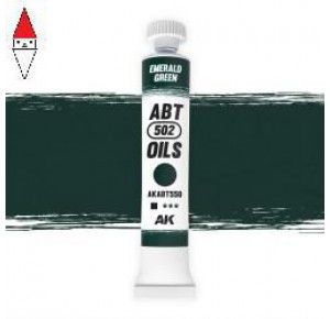 , , , COLORE AD OLIO MODELLISMO ABTEILUNG 502 EMERALD GREEN
